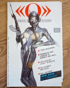  'O' issue 5 German produced Fetish magazine in English. Rubber / Leather 