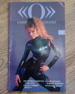 'O' issue 8 German produced Fetish magazine in English. Rubber / Leather